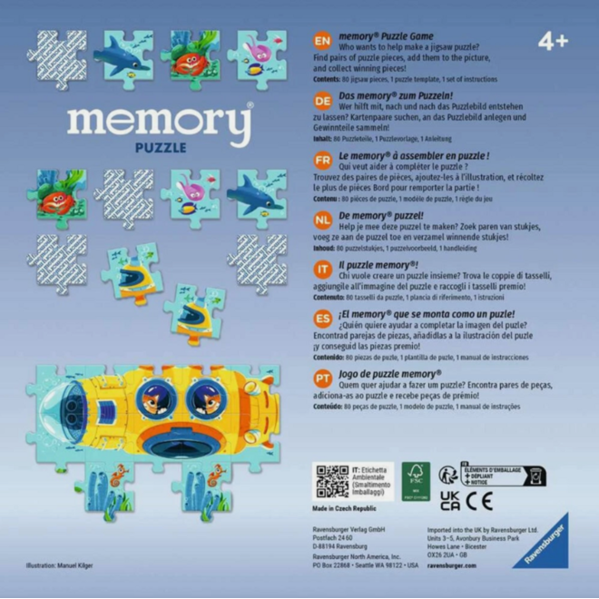 Memory® Puzzle Onderwater wereld