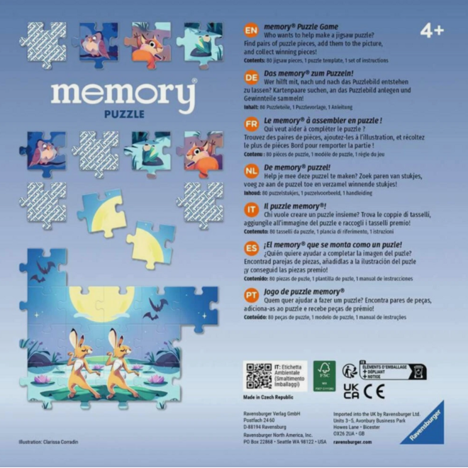 Memory® Puzzle Dieren