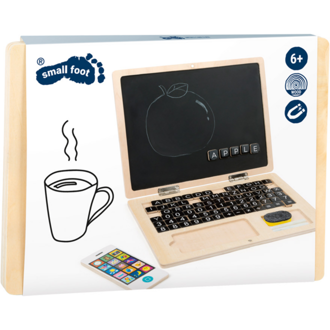Small Foot - Houten Laptop met Magneetbord