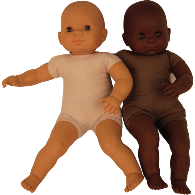 Pop zacht Europees zonder haar, 60 cm, Les Pluminis