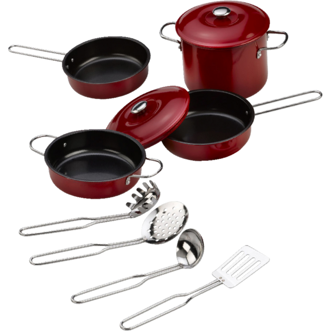 Kookset accessoires van metaal, 11 stuks