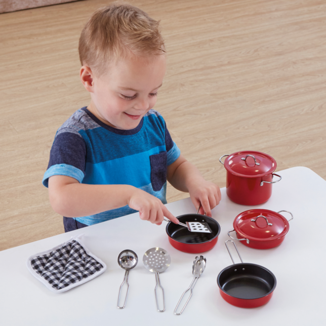 Kookset accessoires van metaal, 11 stuks