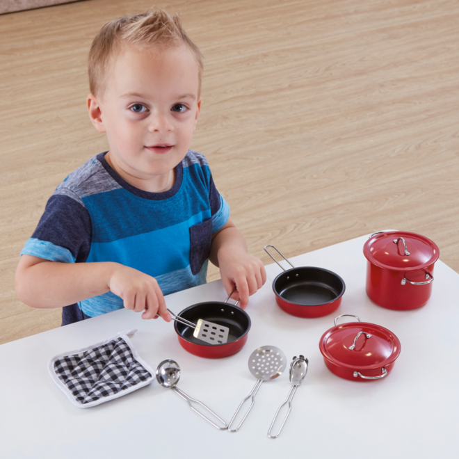 Kookset accessoires van metaal, 11 stuks