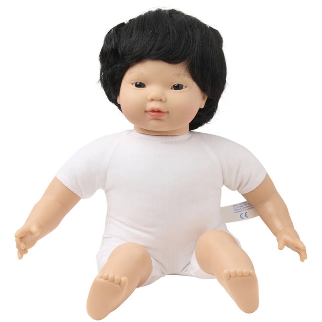 Pop zacht Aziatisch met lang haar, 40 cm, Les Pluminis
