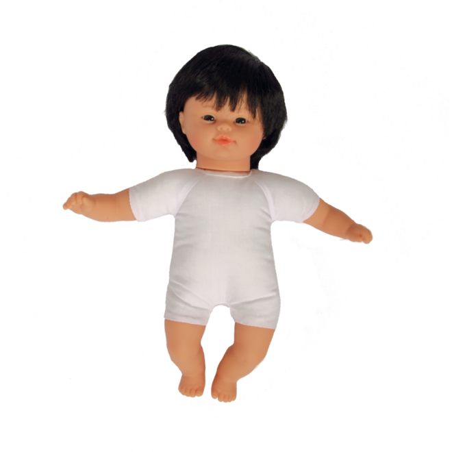 Pop zacht Aziatisch met kort haar, 30 cm, Les Pluminis