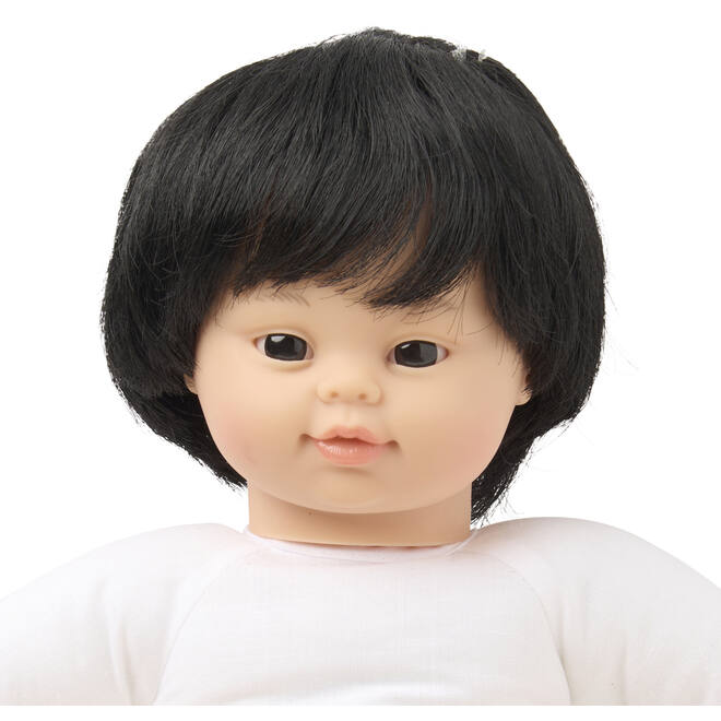 Pop zacht Aziatisch met lang haar, 30 cm, Les Pluminis