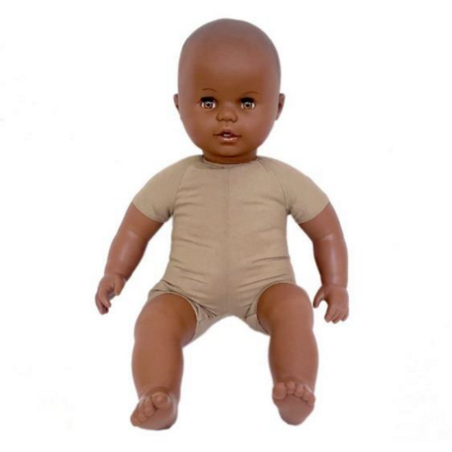 Pop zacht Afrikaans zonder haar. 50 cm