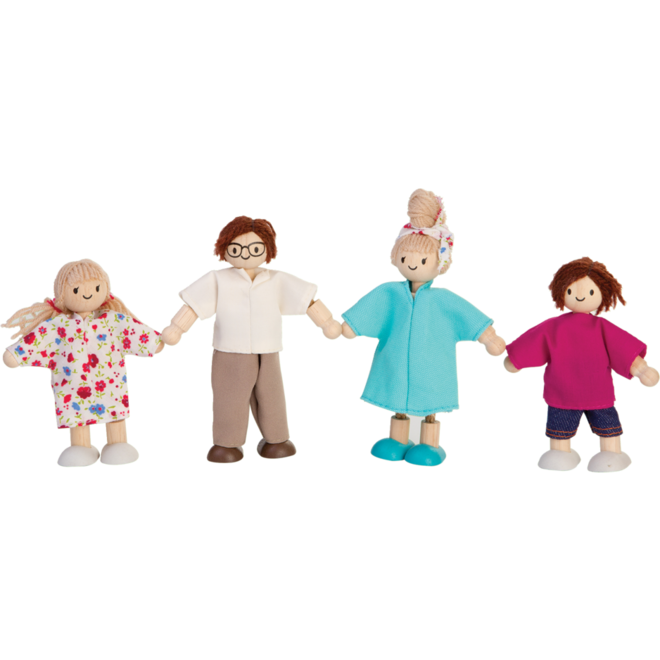 Moderne Poppenfamilie