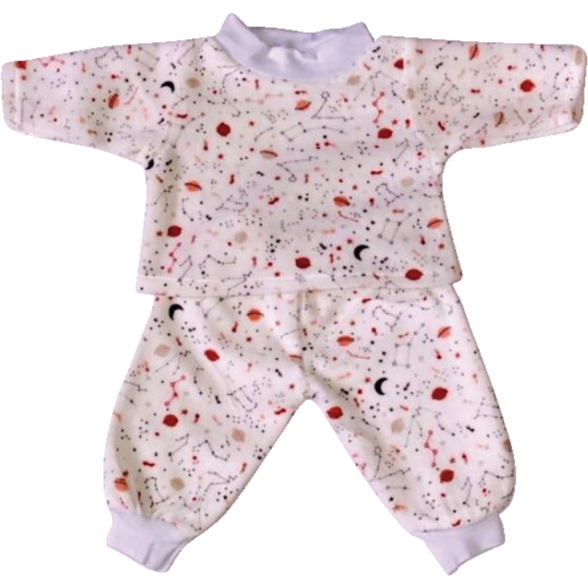 Poppenkleertjes Pyjama sterrenbeelden, 2 delig 40 cm
