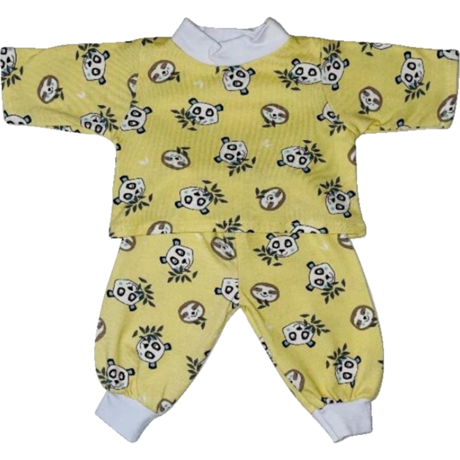 Poppenkleertjes Pyjama dino's, 2 delig 40 cm