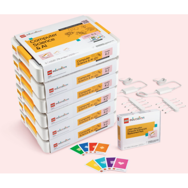 LEGO® Education 45545  Computer Science & AI Kit 5+, set van 6