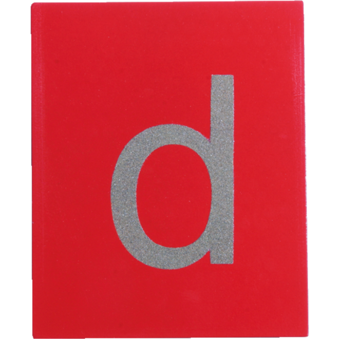 Schuurpapier letters klein