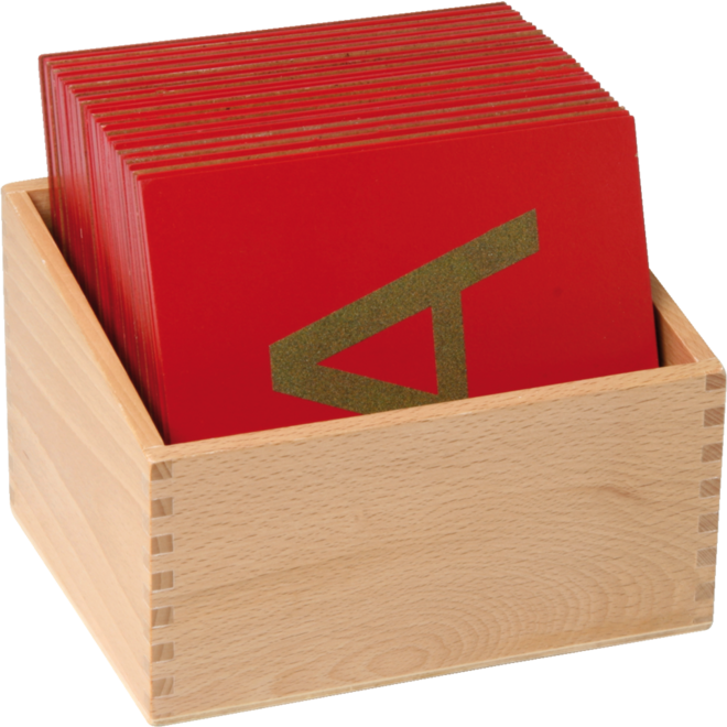 Schuurpapier letters klein
