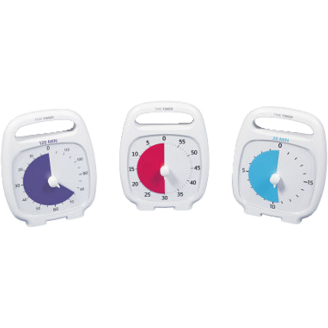 Time Timer Plus 120 minuten, wit