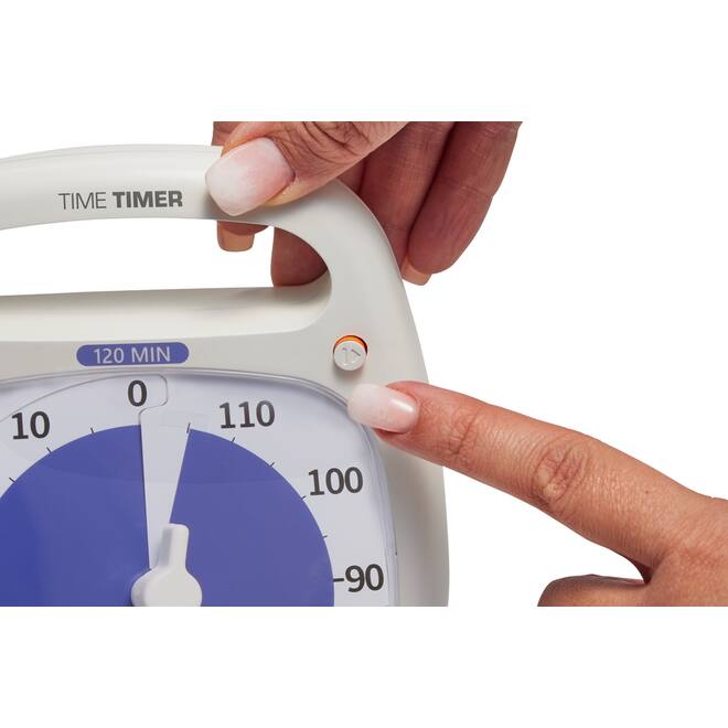 Time Timer Plus 120 minuten, wit