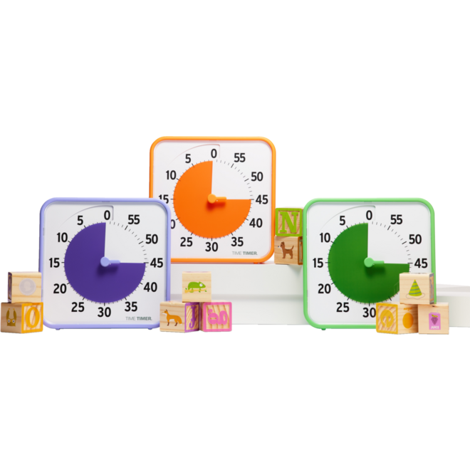 Time Timer® Secondary Colour Collection, oranje, paars, groen