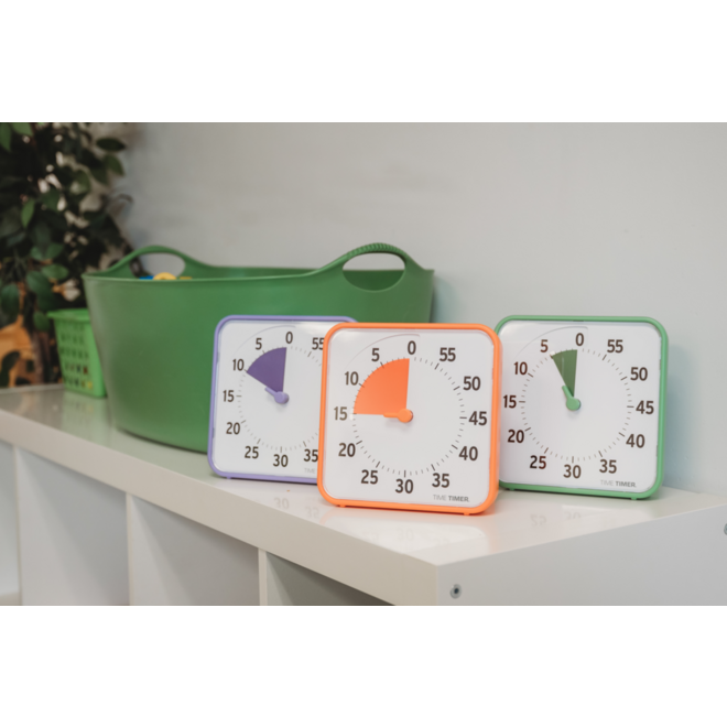 Time Timer® Secondary Colour Collection, oranje, paars, groen