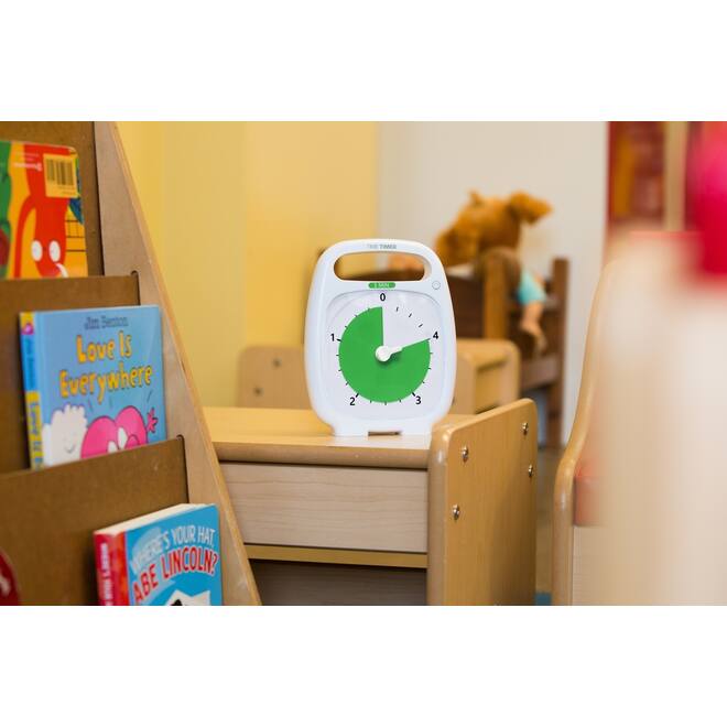 Time Timer Plus, 5 minuten - Wit