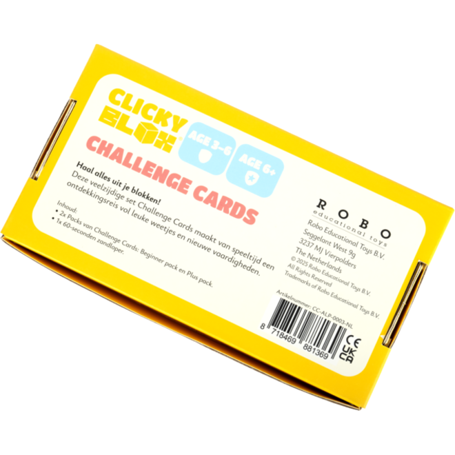 Clickyblox Challenge Cards - Alfabet