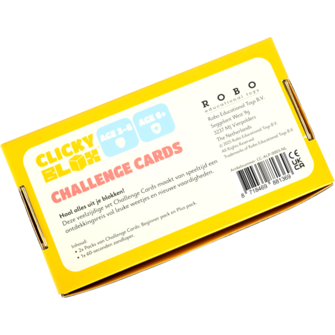 Clickyblox Challenge Cards - Alfabet