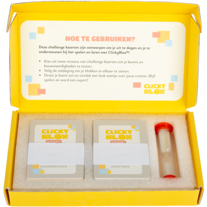 Clickyblox Challenge Cards - Alfabet