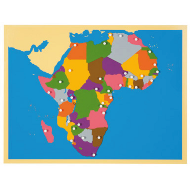 Inlegkaart Afrika