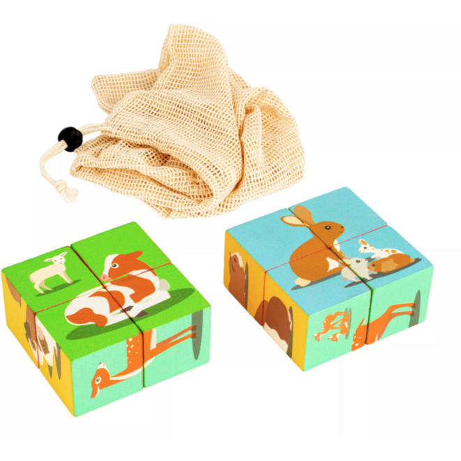 Blokkenpuzzel, dieren