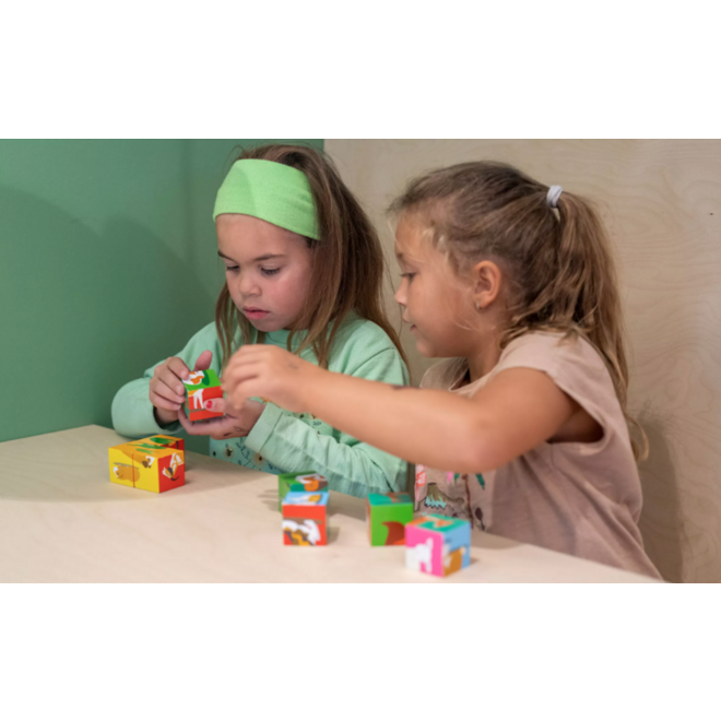 Blokkenpuzzel, dieren