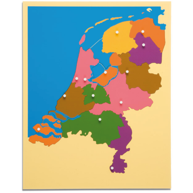 Inlegkaart Nederland