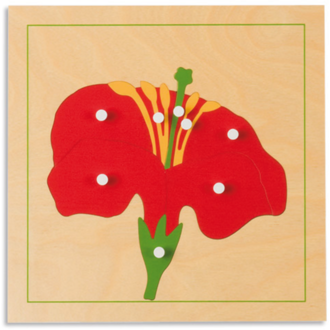 Botanische puzzel bloem