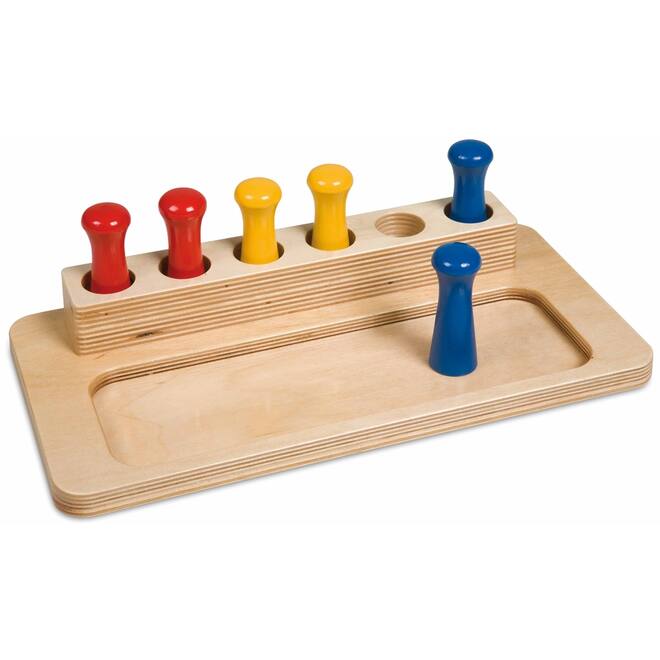 Tray met zes pionnen