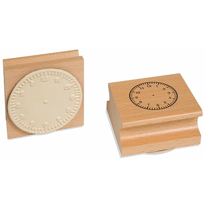 Klokstempel 1-12 (6 cm)