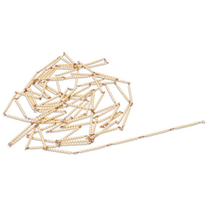 Duizendketting, glazen kralen