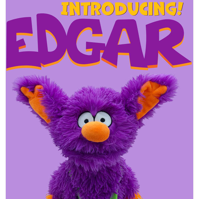 Emotie Edgar, pop 51 cm met 12 emotie fiches
