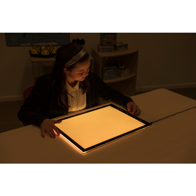 Lichtpaneel met meerdere kleuren licht, A2 formaat