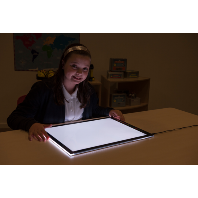 Lichtpaneel met meerdere kleuren licht, A2 formaat