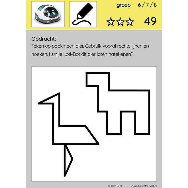 Loti-Bot | opdrachtkaarten, set van 50 stuks