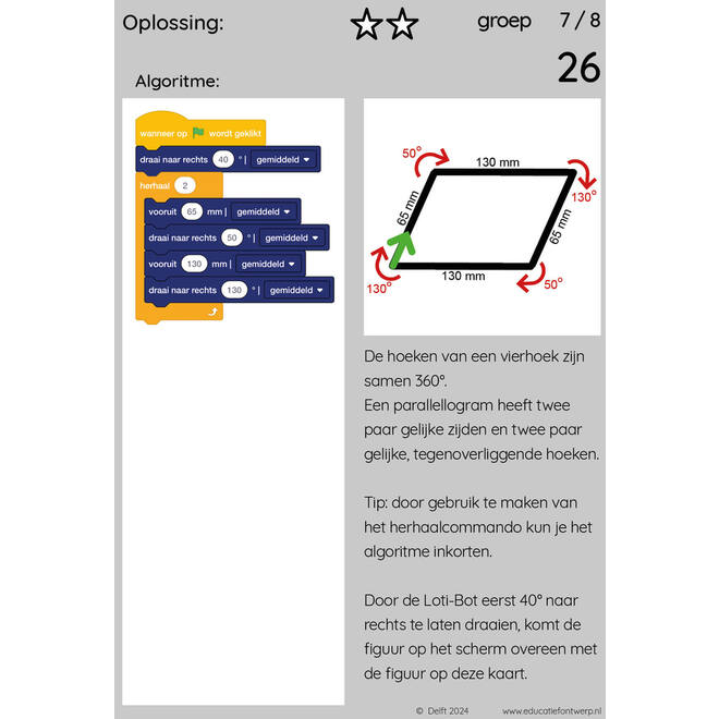 Loti-Bot | opdrachtkaarten, set van 50 stuks