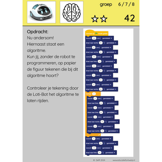 Loti-Bot | opdrachtkaarten, set van 50 stuks