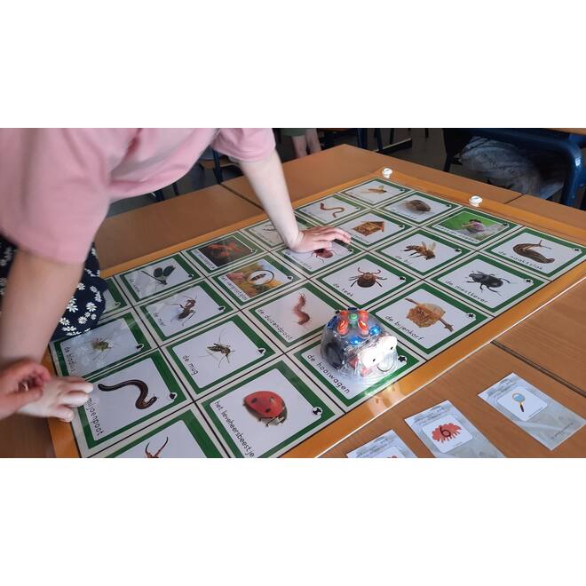 Transparante mat voor Bee-Bot – Blue-Bot en Cubetto