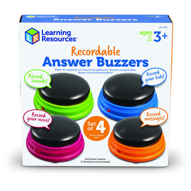 Antwoordzoemers recordable (set van 4)