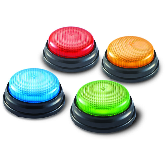 Zoemers met licht en geluid (set van 4)
