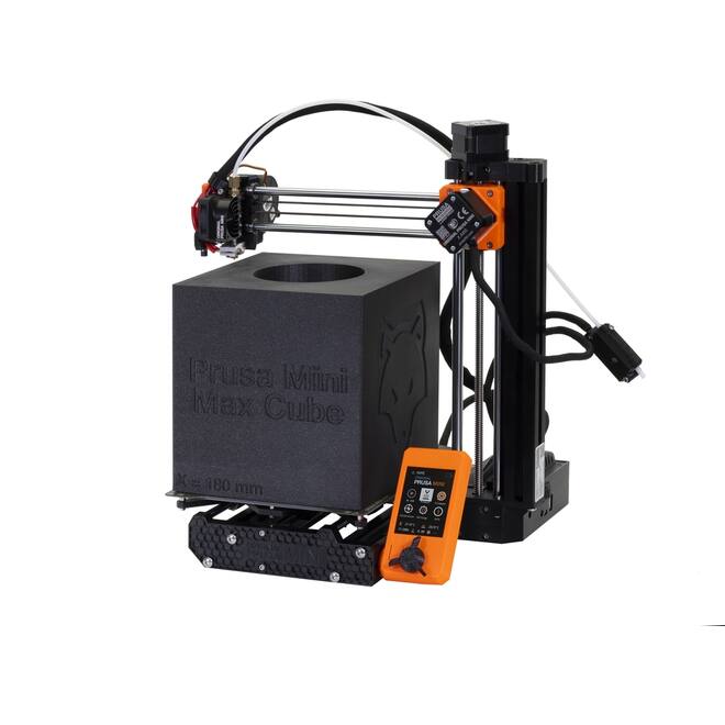 3D printer Prusa mini+ gemonteerd