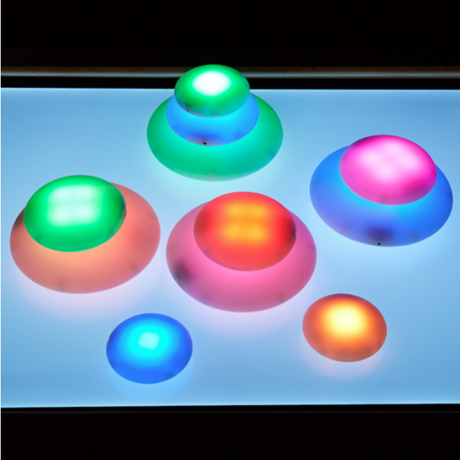 Glow Pebbels, 12 stuks