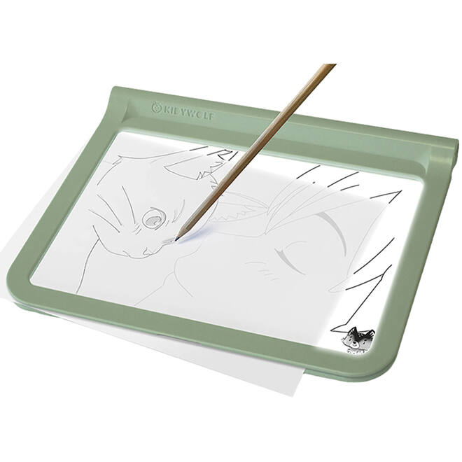 Kidywolf Kidydraw-pro A4 light table 2in1 - Green