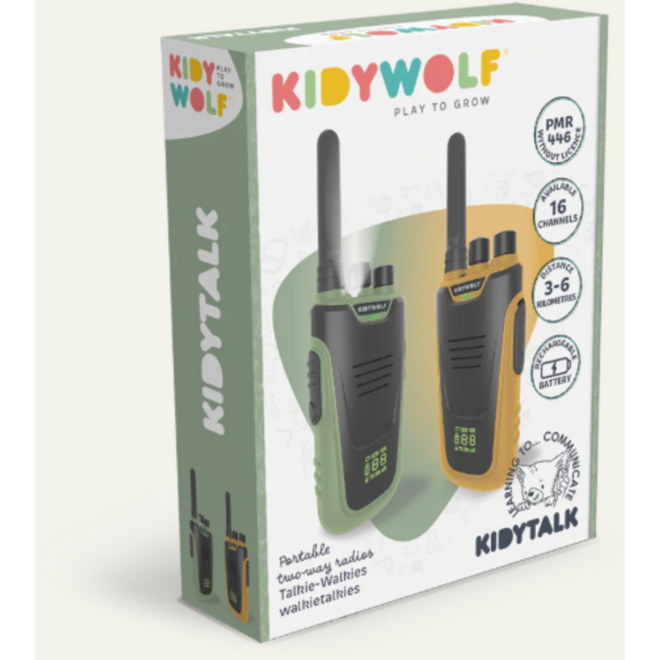 Kidywolf Kidytalk - Walkie talkies Nude-Green