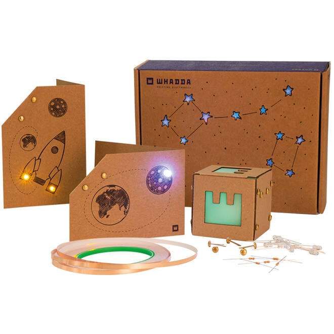 Solderen - elektronica- tape-o-tronics - Whadda - knutseldoos, per set