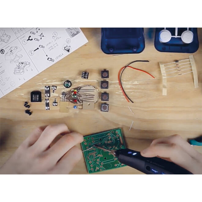 Solderen - elektronisch spel - Whadda - per stuk