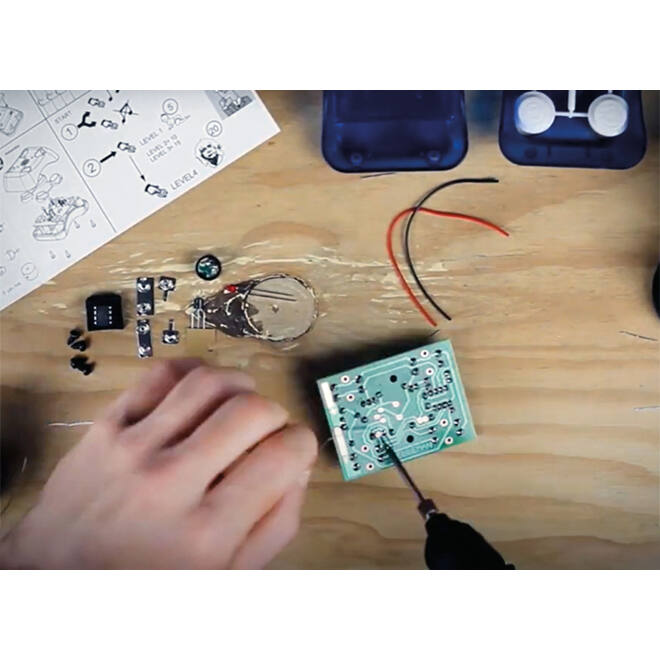 Solderen - elektronisch spel - Whadda - per stuk