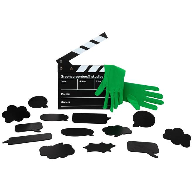 Greenscreenbox® Moviestar accessoire set